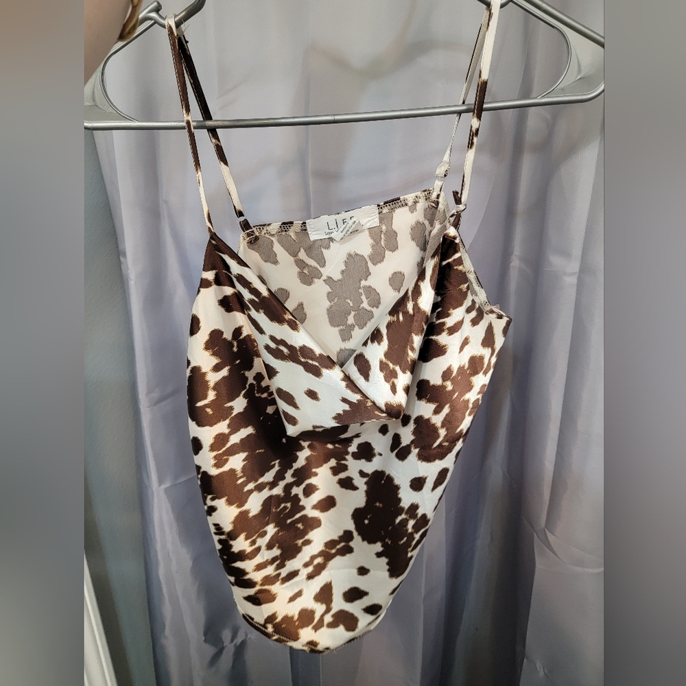 LIFE cow print shirt
